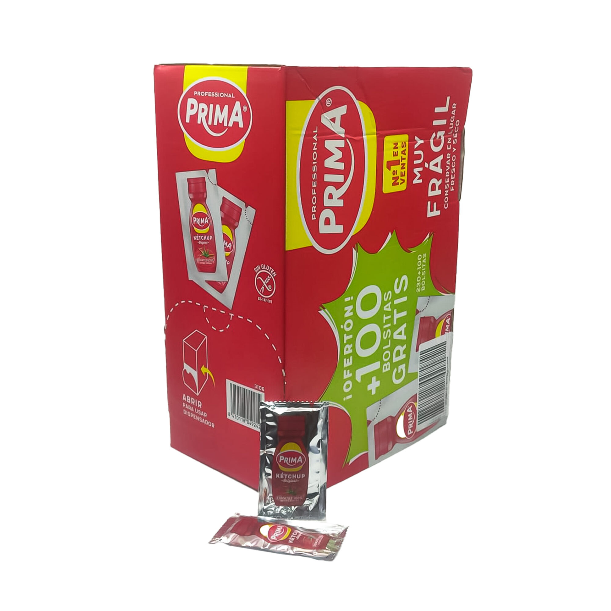 KETCHUP PRIMA 10G*330 SOBRES